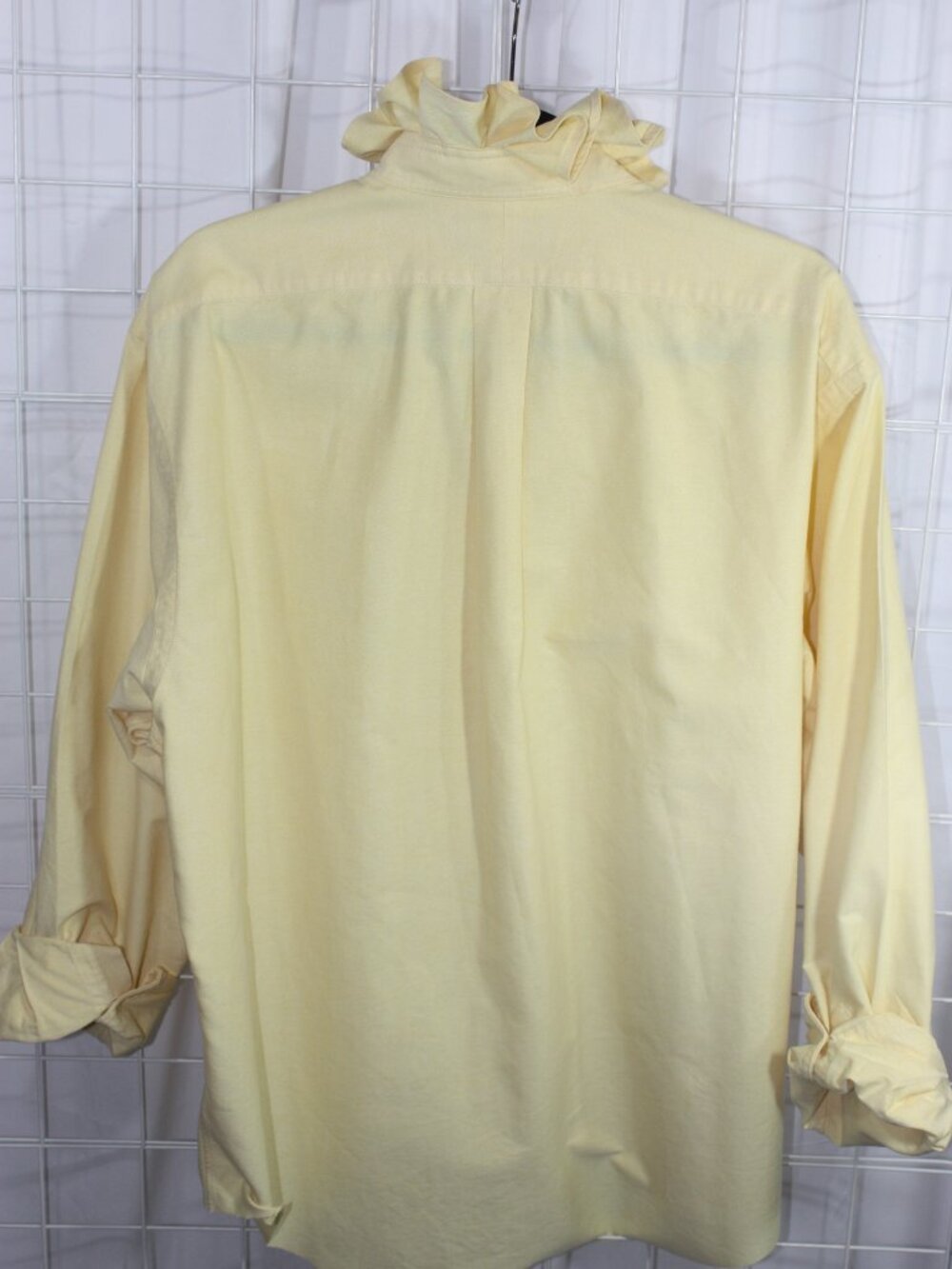 Custom Ralph Lauren Ruffle Collar Shirt – One-of-a-Kind - Picture 6 of 7
